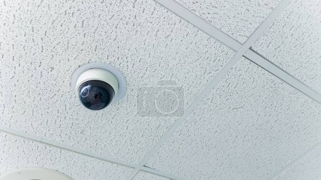 Photo for Surveillance and protection, this security camera captures a sense of vigilance and control, emphasizing the importance of safety in our modern society - Royalty Free Image