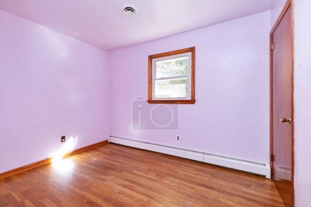 Téléchargez les photos : Chambre vide avec murs roses. Design d'intérieur. Rendu 3d - en image libre de droit