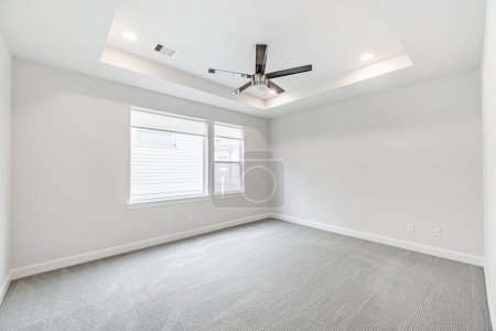 Foto de Interior de la habitación vacía en nuevo apartamento. renderizado 3d - Imagen libre de derechos
