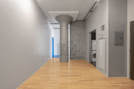 Téléchargez les photos : Intérieur d'un appartement moderne vide, design rendu 3d - en image libre de droit