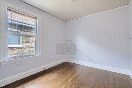 Foto de Interior de dormitorio vacío. renderizado 3d - Imagen libre de derechos
