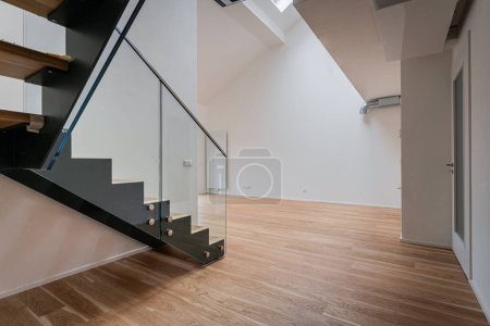 Photo for Empty room in interior. modern architecture. 3d rendering - Royalty Free Image