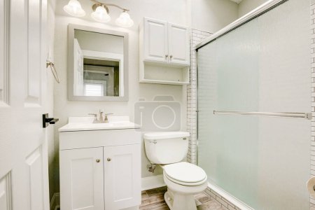 Photo for Modern bathroom interior design. 3d rendering - Royalty Free Image