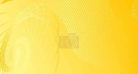 Foto de Fondo amarillo con un patrón de degradado en tonos amarillos. Fondo vectorial con un ornamento abstracto. EPS 10 - Imagen libre de derechos