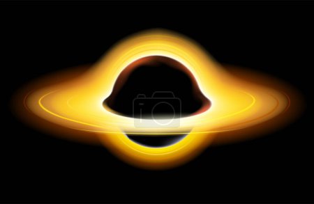 Illustration for Illustration of black hole - Royalty Free Image