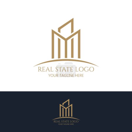 Téléchargez les illustrations : Logo Reat State design - en licence libre de droit