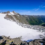 Lisenser Glacier in Stubai Alps.