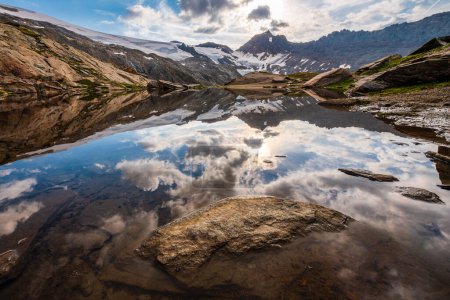 A little lake in the Hohe Tauern (High Tauern) national park in Austria.