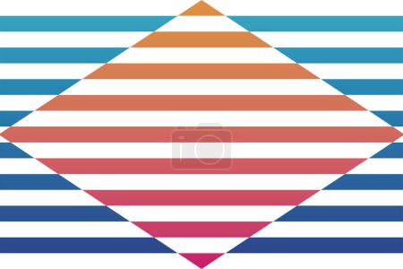 Ilustración de Patrón geométrico abstracto con rayas y líneas. ilustración vector moderno - Imagen libre de derechos