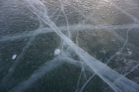 textura de hielo. fondo abstracto. invierno.