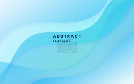 Illustration for Abstract blue background. gradient shapes composition.  modern elegant design background. illustration vector 10 eps. - Royalty Free Image