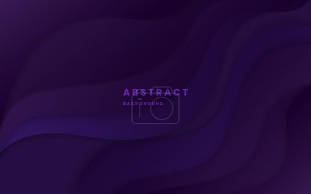 Illustration for Abstract purple and black background. gradient shapes composition.  modern elegant design background. illustration vector 10 eps. - Royalty Free Image