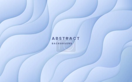 Illustration for Abstract blue and white background. gradient shapes composition.  modern elegant design background. illustration vector 10 eps. - Royalty Free Image