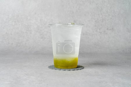 Photo for Korean style food cafe Green Grape Ade - Royalty Free Image