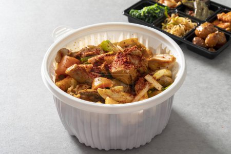 Chicken Stew Korean food dish Duck Bulgogi stir-fried spicy pork doenjang stew bean paste stew