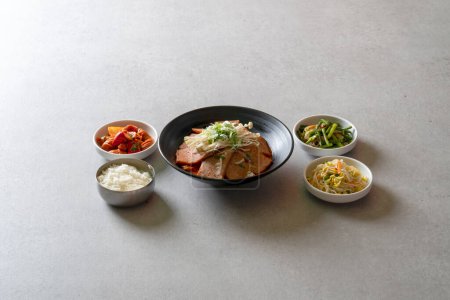 Spam, duruchigi, pork ribs, grilled mackerel, Lim Yeon-soo, egg roll, Korean food