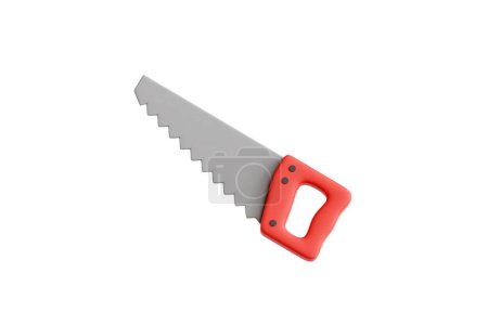Photo for 3D illustration of a handsaw - Royalty Free Image