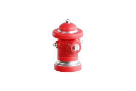 Foto de 3d representación de la ilustración hidrante de fuego - Imagen libre de derechos