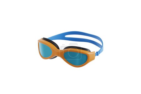 Foto de Ilustración 3D de un icono que representa gafas de natación - Imagen libre de derechos