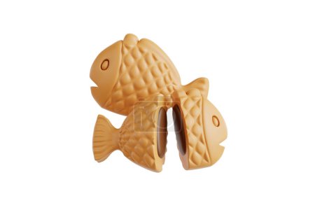 Foto de Ilustración 3D de una pastelería coreana en forma de pez - Imagen libre de derechos