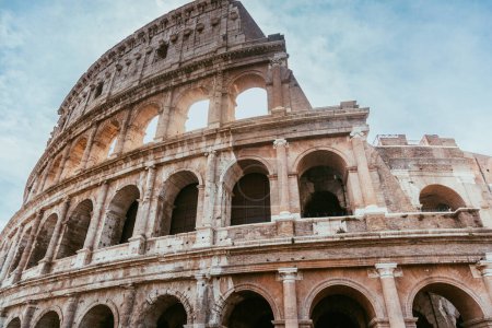 Photo for Ruins of the Colosseum in Rome Italy - Royalty Free Image