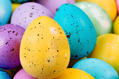 Enchanting Pastel Easter Eggs Delightful Hues of the Season