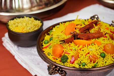 Exquisite Middle Eastern Rice Dish A Flavorful Blend of Spices and Aromas