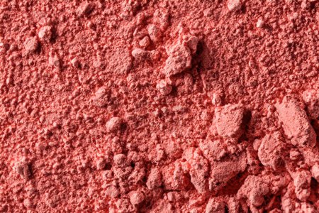 Photo for Red color powder powder on a surface background - Royalty Free Image