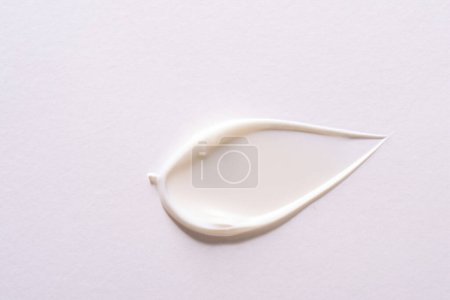 cream or face cream cosmetic on white background