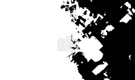 Photo for Abstract shapes, spots. Grunge texture. Vector background - Royalty Free Image