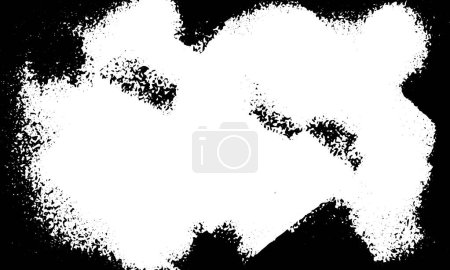 Photo for Grunge detailed black abstract texture. Vector background - Royalty Free Image