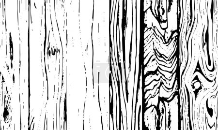 Photo for Wooden detailed black texture. Vector background - Royalty Free Image