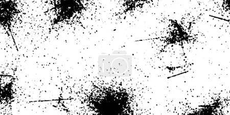 Photo for Grunge old detailed black texture. Vector background - Royalty Free Image