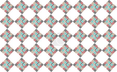 Illustration for Seamless Ethnic Pattern Design Series - Royalty Free Image