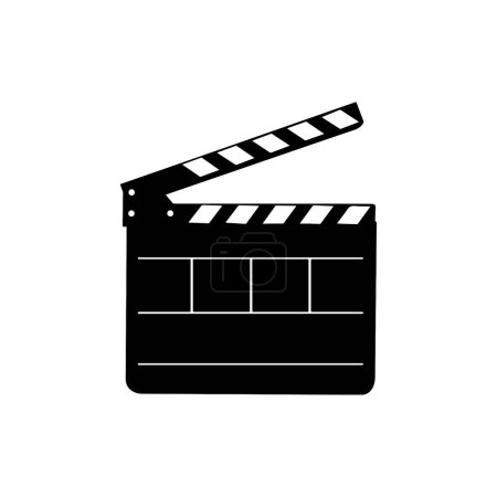 Movie Clapperboard Icon for Filmmaking. Vector icon.