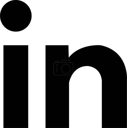 Téléchargez les illustrations : LinkedIn design logo signe symbole vecteur dans les entreprises américaines et service en ligne orienté vers l'emploi fonctionne via le site Web et les applications mobiles. application de médias sociaux - en licence libre de droit