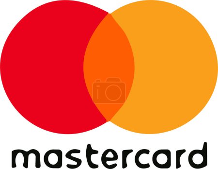 Illustration for Mastercard Online payment methods icon logo. E-commerce payment button. Vector. International payment service company. - Royalty Free Image