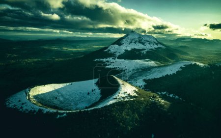 Photo for Sunset volcano of center of France - Royalty Free Image