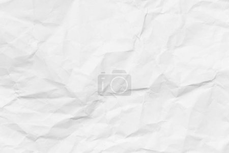 Grunge faltiges weißes Farbpapier strukturierten Hintergrund mit Kopierraum. Verwendung für Dekoration oder Schicht