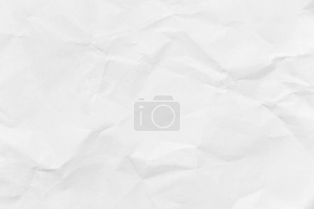 Foto de Grunge arrugado fondo texturizado de papel de color blanco con espacio de copia. Uso para la decoración o la capa - Imagen libre de derechos