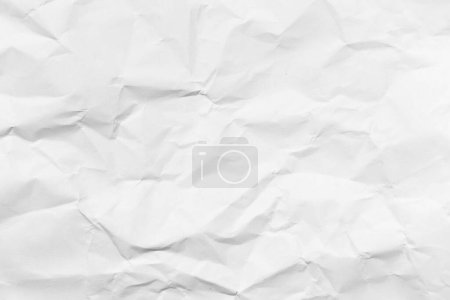 Foto de Grunge arrugado fondo texturizado de papel de color blanco con espacio de copia. Uso para la decoración o la capa - Imagen libre de derechos