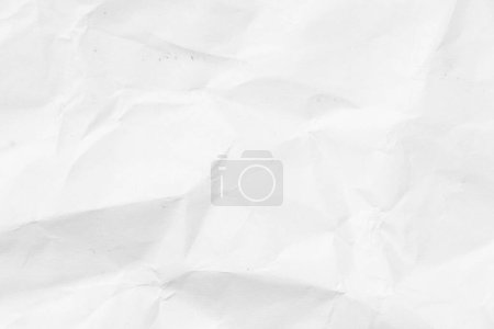 Photo for Grunge wrinkled white color paper textured background with copy space - Royalty Free Image