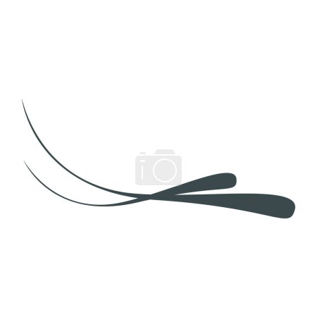 Illustration for Hair transplant follicle grafts icon. Alopecia treatment for medical diagnostic centers and clinics. Baldness concept. Vector illustration. - Royalty Free Image