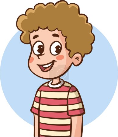 Illustration for Young man cartoon vector illustration graphic design - Royalty Free Image