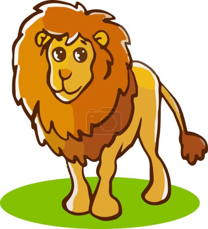 Ilustración de Ilustración vectorial de león - Imagen libre de derechos
