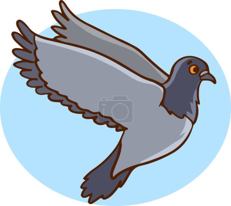 Illustration for Vector image of a bird - Royalty Free Image