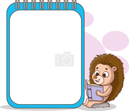 Illustration for Blank Note Paper For Children Education cartoon vector - Royalty Free Image