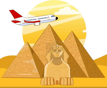 Téléchargez les illustrations : Pyramides égyptiennes en Egypte - en licence libre de droit