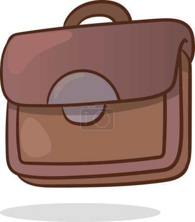Illustration for Briefcase business vector illustration. Briefcase cartoon icon isolated on white background. Briefcase for business. - Royalty Free Image