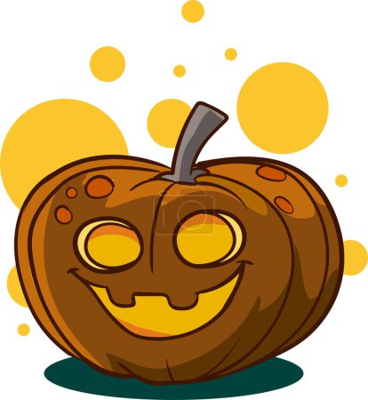 Illustration for Vector illustration of happy hellowen - Royalty Free Image